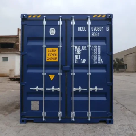 20ft High Cube Shipping Container with Doors on Both Ends