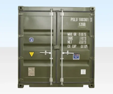 10FT X 8FT Shipping Container (One Trip) Green (RAL 6007)