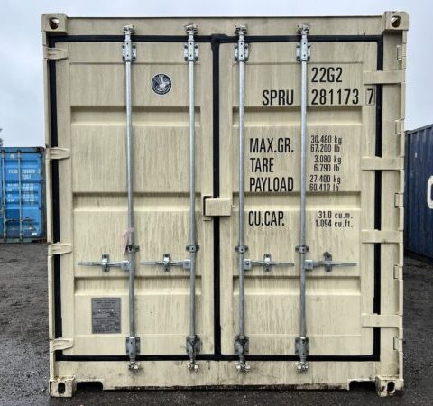20ft Storage Container Standard Height Open Side