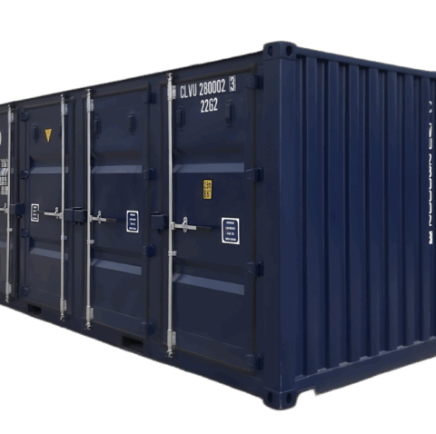 Storage Container 20 Ft 4 Doors