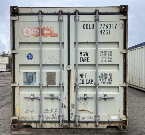 2024 40′ Storage Container Standard Height Cargo Worthy