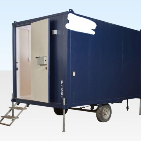 12ft x 7ft6in Steel Mobile Anti Vandal Office Cabin